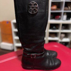'Tory Burch' Tall Boots Black Used